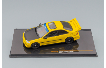 HONDA Civic EJ1 Coupe (1995), yellow / flat black