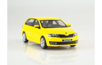 SKODA Rapid Spaceback (2014), yellow