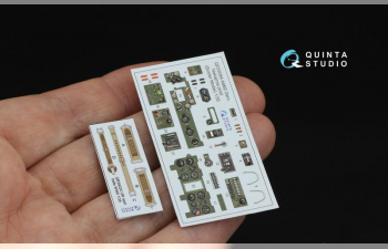 3D Декаль интерьера кабины A6M2 Zero (пр-ва Nakajima) (Border Model)