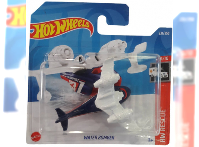 WATER BOMBER, white/blue