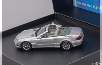 MERCEDES-BENZ SL55 AMG R230 (2004), gris argent