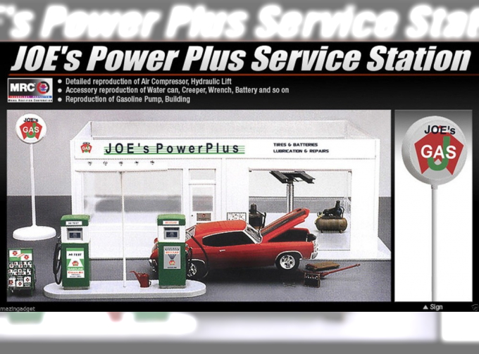 Сборная модель Станция автосервиса  "Joe's Power Plus"