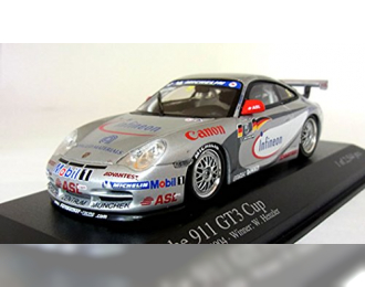 PORSCHE 911 GT3 Cup 5 W.Henzler Winner Porsche Supercup (2004), silver