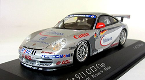 PORSCHE 911 GT3 Cup 5 W.Henzler Winner Porsche Supercup (2004), silver