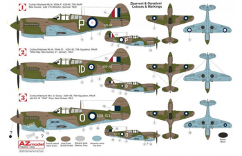 Сборная модель Kittyhawk Mk.Ia RAAF