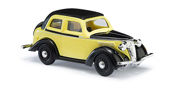 FORD Eifel Convertible-Sedan, top up, yellow / black