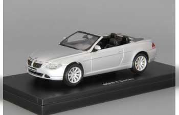 BMW 655ci Convertible (2003), silver