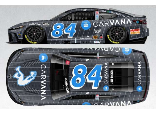 Toyota Camry XSE #84 Jimmie Johnson * Carvana Shaq*, black/blue/white 2025