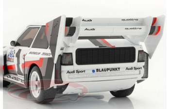 AUDI Quattro Sport S1 E2 №1 Winner Rally Pikes Peak Hill Climb (1987) W.Rohrl, Yellow White Red