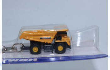 KOMATSU Portachiavi - Keyring Hd605 Cassone Ribaltabile Cava Mineraria - Mining Truck, Yellow Black