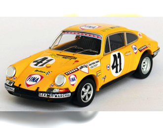 PORSCHE 911s Coupe №41 24h Le Mans (1971) Willy Braillard - Jean Piere Gaban, Yellow