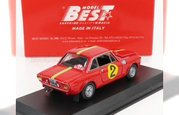 LANCIA Fulvia 1.3 Hf Coupe N2 Rally Montecarlo (1967) S.Munari - G.Harris, red