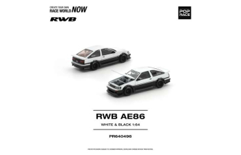 TOYOTA RWB AE86, white/black