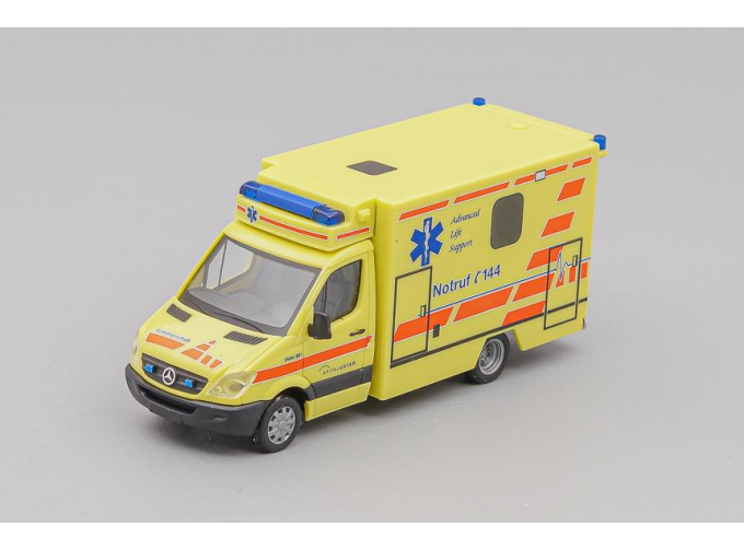 MERCEDES-BENZ Sprinter '06 RTW "Spital Uster", yellow