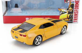 CHEVROLET Camaro Coupe (2006) - Bumblebee Transformers V L'ultimo Cavaliere - With Metal Coin, Yellow Black