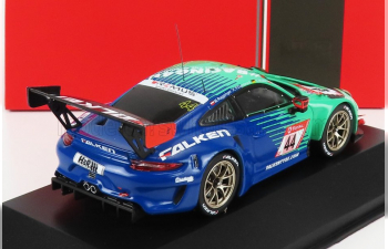 PORSCHE 911 991-2 Gt3 R Team Falken Motorsport N44 24h Nurburgring (2020) K.Bachler - S.Muller - P.Dumbreck - M.Ragginger, Light Green Blue