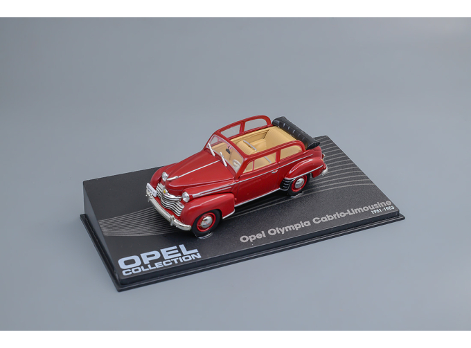 OPEL Olympia Cabrio Limousine (1951-1953), red