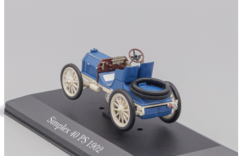 MERCEDES-BENZ 40 hp Mercedes-Simplex (1902), Mercedes-Benz Offizielle Modell-Sammlung 35, синий