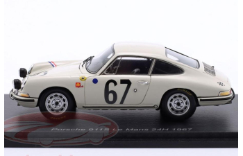 PORSCHE 911 S №67 24h LeMans Boutin, Sanson (1967)