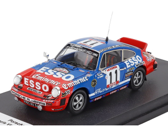PORSCHE 911 Sc (night Version) №11 Rally Tour De Corse (1980) Francis Vincent - Willy Huret, Blue Red