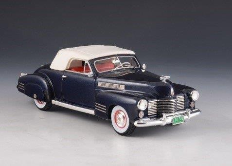 CADILLAC Series 62 Convertible Coupe (закрытый) 1941 Metallic Dark Blue