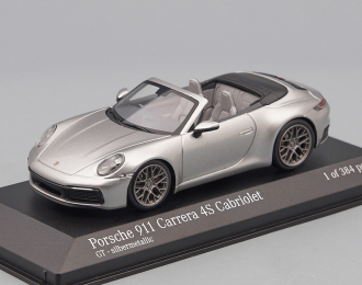 PORSCHE 911 (992) Carrera 4s Cabriolet (2019), silver