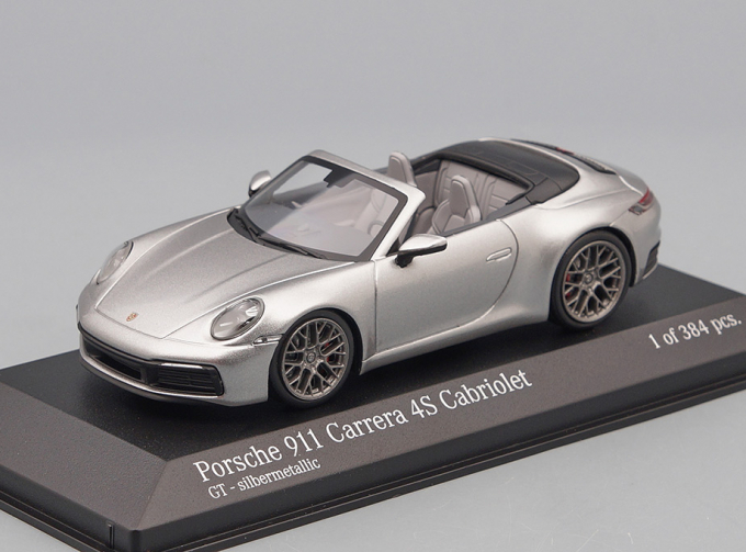 PORSCHE 911 (992) Carrera 4s Cabriolet (2019), silver