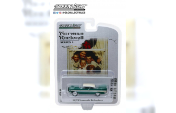 PLYMOUTH Belvedere with Wreath Accessory 1957 Green