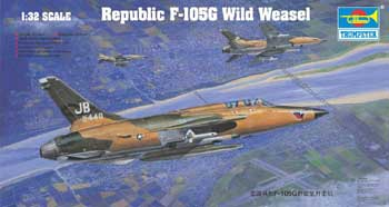 Сборная модель Американский истребитель-бомбардировщик Republic F-105G Wild Weasel