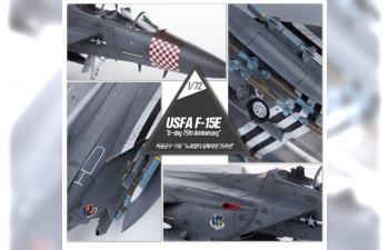 Сборная модель USAF F-15E D-day 75th Anniversary
