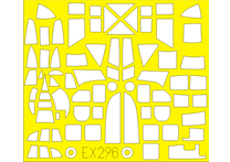 Окрасочная маска Итальянский бомбардировщик Fiat BR.20 Cicogna