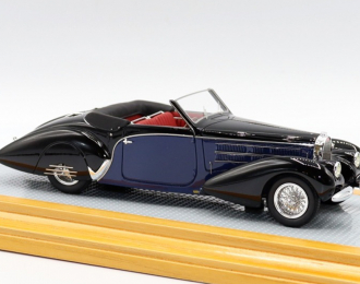 Bugatti T57C Aravis 1939 Cabriolet Gangloff sn57798 Original & Current car, Black/Blue