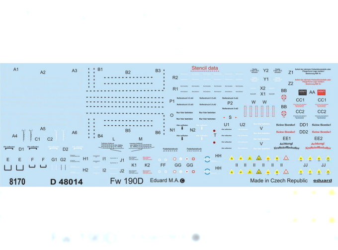 Декаль для Fw 190D - декаль