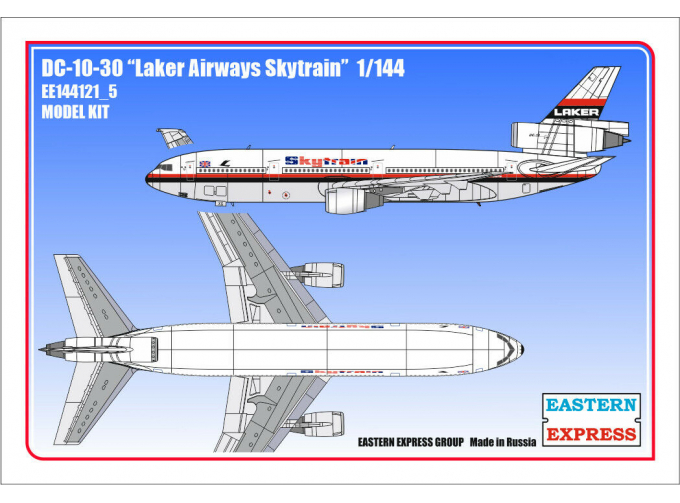 Сборная модель Авиалайнер DC-10-30 Laker