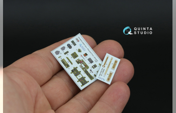 3D Декаль интерьера кабины A6M5 Zero (производства Mitsubishi) (Eduard)