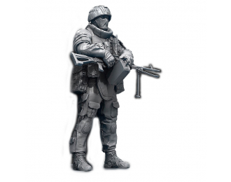 Сборная модель фигурка Боец с с ПКП