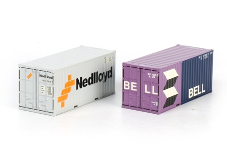 CONTAINER 2x 20 FT, Premium Line 1:50, бело-сиреневый