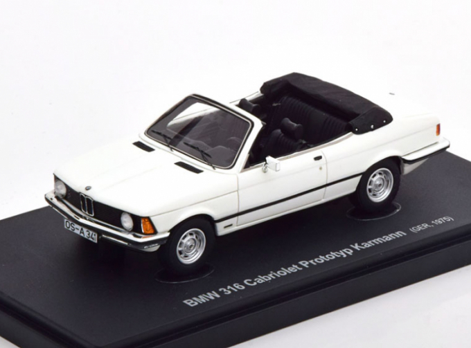 BMW 316 E21 Cabrio Prototyp Karmann (1975), white