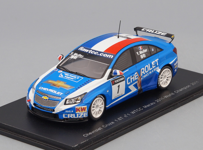 CHEVROLET Cruze 1.6T N1 WTCC 2011 Word Champion Yvan Muller (2011), blue