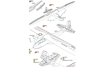 Сборная модель Grunau Baby IIB 'German WWII Glider'