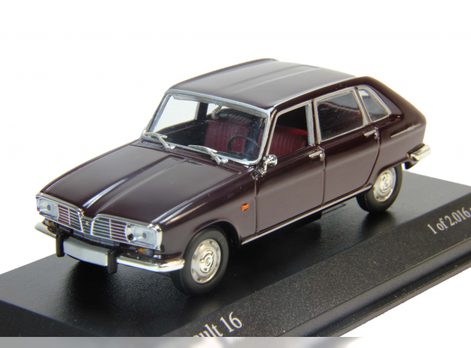 RENAULT 16 (1965), dark red