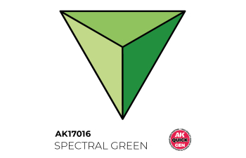 Краска акриловая QUICK GEN - Спектрально-зелёный / SPECTRAL GREEN, 18мл