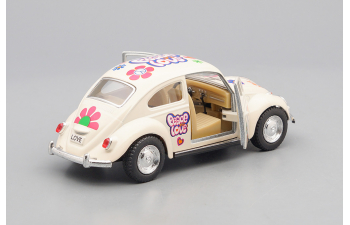 VOLKSWAGEN Classical Beetle Peace and Love (1967), beige