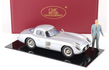 MERCEDES-BENZ 300 SLR Coupé, 1955, including figurine and acrylic base plate with engraved plaque