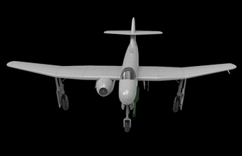 Сборная модель Blohm & Voss BV P178 Bomber Interceptor Jet w/MK-214 50mm Cannon