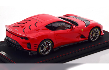 FERRARI 812 Competizione (2021), red silver