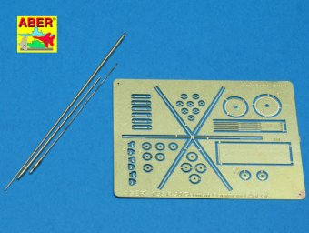 German 2m; 1,8m & 1,4m aerials for command tanks