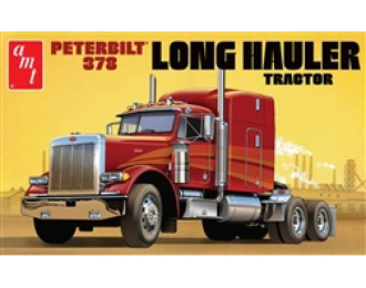 Сборная модель Peterbilt 378 Long Hauler Semi Tractor, plastic modelkit