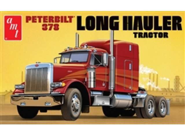 Сборная модель Peterbilt 378 Long Hauler Semi Tractor, plastic modelkit