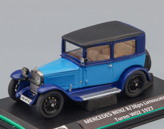 MERCEDES-BENZ 8/38ps Limousine 2 Turen W02 (1927), light blue / blue
